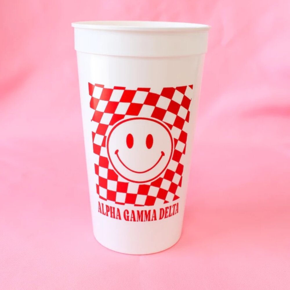 Alpha Gamma Delta Stadium Smile Cup